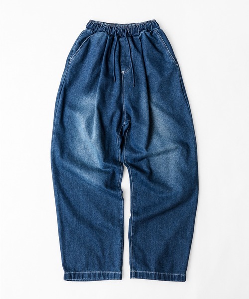 CALIFORNIA OUTFITTERS(カリフォルニア アウトフィッターズ)の「2D6 サイド切り替えデニムワイドパンツ(デニムパンツ・メンズ・チャコール/ライトブルー/ダークブルー・FREE)」の18枚目の写真