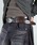 Chikashitsu +�i�`�J�V�c�v���X�j�́u�yChikashitsu +�zvegan leather eyelet belt / �y�`�J�V�c�v���X�z�r���e�[�W�R�[�e�B���O�A�C���b�g�x���g�i�x���g�j�v�b�u���E��