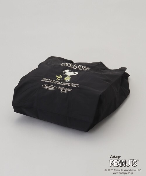 212 KITCHEN STORE(トゥワントゥキッチンストア)の「PEANUTS ストラップ付きショッパーバッグ BLACK(エコバッグ/サブバッグ・レディース・その他・00)」の5枚目の写真