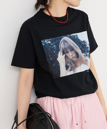 セール】【INSCRIRE/アンスクリア】WELLNESSフロッキーTシャツ（T