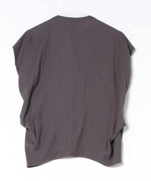 KATHARINE ROSS(キャサリンロス)の「【KATHARINE ROSS】【COOL/UV/DRY】スキッパー衿ブラウス(シャツ/ブラウス・レディース・チャコールグレー/イエロー・MEDIUM)」の10枚目の写真
