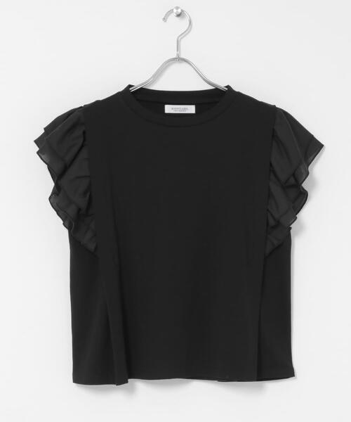 URBAN RESEARCH Sonny Label(アーバンリサーチサニーレーベル)の「フリルフレンチタックスリーブプルオーバー(Tシャツ/カットソー・レディース・ブラック/グレー系その他/ブラウン・FREE)」の10枚目の写真