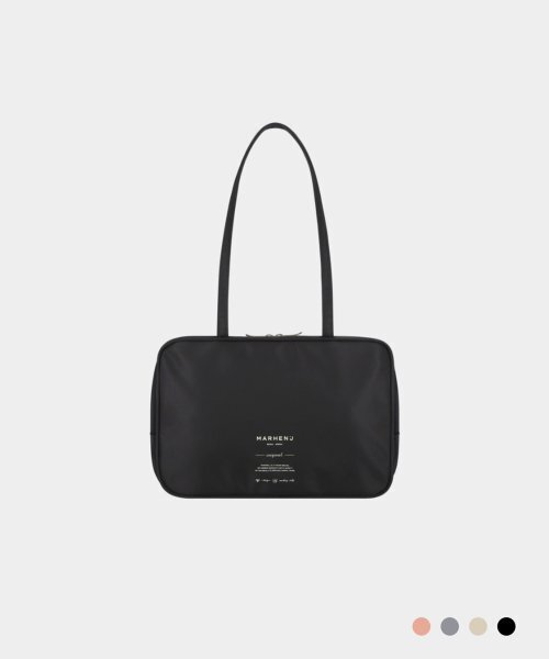 MARHEN.J(マルヘンジェイ)の「イヴ (EVE) ナイロン ボーリングバッグ(ショルダーバッグ・レディース・ブラック/ベージュ/グレー/ピンク・FREE)」の9枚目の写真