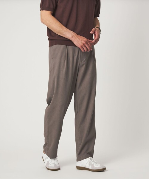 green label relaxing(グリーンレーベルリラクシング)の「【WEB限定】JUST fit エアリーカルゼ 1P イージーパンツ-2WAYストレッチ・吸水速乾-(スラックス・メンズ・モカ/ネイビー/ダークグレー・M/S/L/XS/XL/XXL)」の18枚目の写真