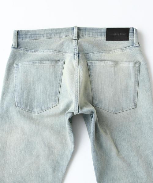 BEAUTY&YOUTH UNITED ARROWS(ビューティーアンドユースユナイテッドアローズ)の「<monkey time>∴ デニム ジップ アンクル ジェギンスパンツ◆(デニムパンツ・メンズ・ブラック/ライトブルー・MEDIUM/X-LARGE/LARGE/SMALL)」の7枚目の写真