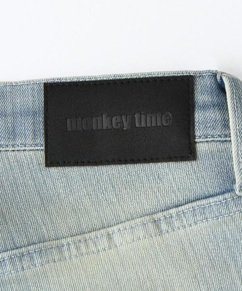 BEAUTY&YOUTH UNITED ARROWS(ビューティーアンドユースユナイテッドアローズ)の「<monkey time>∴ デニム ジップ アンクル ジェギンスパンツ◆(デニムパンツ・メンズ・ブラック/ライトブルー・MEDIUM/X-LARGE/LARGE/SMALL)」の9枚目の写真