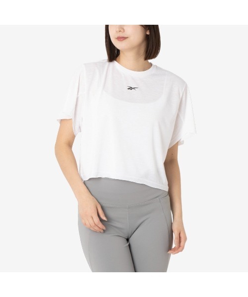 Reebok（リーボック）の「ラックス バットウィング グラフィック Tシャツ / LUX BATWING GRAPHIC T-SHIRT（Tシャツ/カットソー・レディース・ホワイト/ブラック・X-SMALL/SMALL/MEDIUM/LARGE）」の6枚目の写真