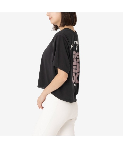 Reebok（リーボック）の「ラックス バットウィング グラフィック Tシャツ / LUX BATWING GRAPHIC T-SHIRT（Tシャツ/カットソー・レディース・ホワイト/ブラック・X-SMALL/SMALL/MEDIUM/LARGE）」の7枚目の写真