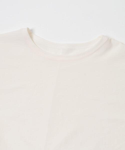 URBAN RESEARCH ROSSO WOMEN（アーバンリサーチ　ロッソ）の「ストレッチジョーゼットプルオーバー（Tシャツ/カットソー・レディース・オフホワイト/ブラック・FREE）」の17枚目の写真