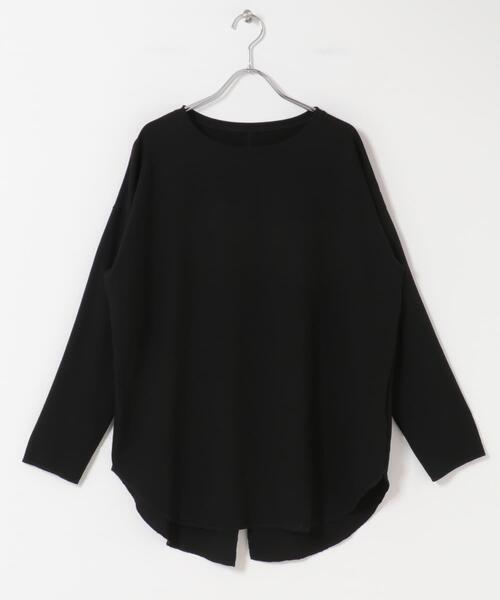 URBAN RESEARCH ROSSO WOMEN（アーバンリサーチ　ロッソ）の「ストレッチジョーゼットプルオーバー（Tシャツ/カットソー・レディース・オフホワイト/ブラック・FREE）」の9枚目の写真