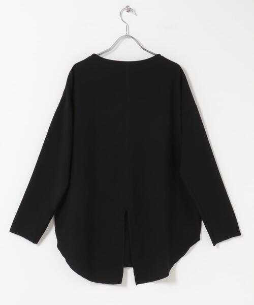URBAN RESEARCH ROSSO WOMEN（アーバンリサーチ　ロッソ）の「ストレッチジョーゼットプルオーバー（Tシャツ/カットソー・レディース・オフホワイト/ブラック・FREE）」の8枚目の写真