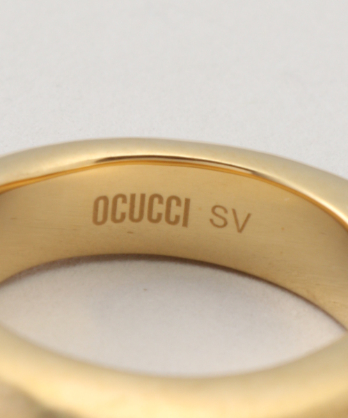 IENA LA BOUCLE(イエナラブークル)の「OCUCCI オクチ skiny single faceted ruby OJRG2601-SS #5(リング・レディース・ゴールド・FREE)」の3枚目の写真