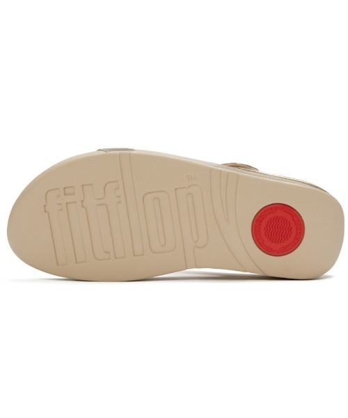 fitflop(フィットフロップ)の「SKINNY II レザー ゼットストラップ スライド(サンダル・レディース・タン/ブラック/ゴールド系・US5/US6/US7/US8)」の17枚目の写真