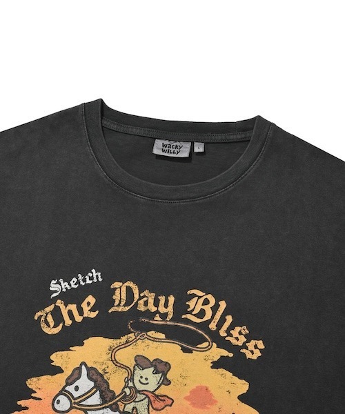 Wacky WiLLy(ワッキーウィリー)の「KIKY RIDING SHORT SLEEVE T-SHIRT(Tシャツ/カットソー・メンズ・チャコールグレー/ピンク/キナリ・X-LARGE/LARGE/MEDIUM/SMALL)」の11枚目の写真