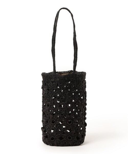 Ray BEAMS(レイビームス)の「BAGMATI / Flower Bag(かごバッグ・レディース・ブラック/ブラウン系その他3・ONE SIZE)」の1枚目の写真