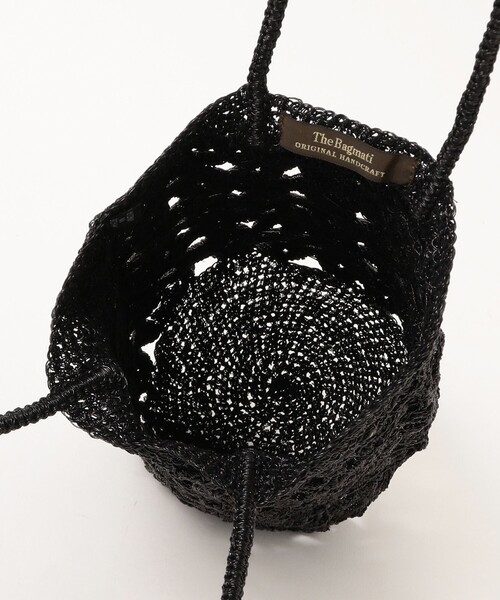Ray BEAMS(レイビームス)の「BAGMATI / Flower Bag(かごバッグ・レディース・ブラック/ブラウン系その他3・ONE SIZE)」の4枚目の写真