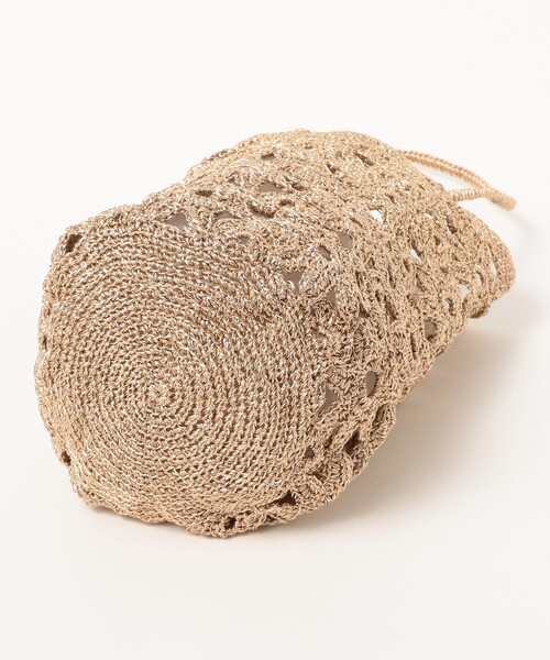 Ray BEAMS(レイビームス)の「BAGMATI / Flower Bag(かごバッグ・レディース・ブラック/ブラウン系その他3・ONE SIZE)」の7枚目の写真