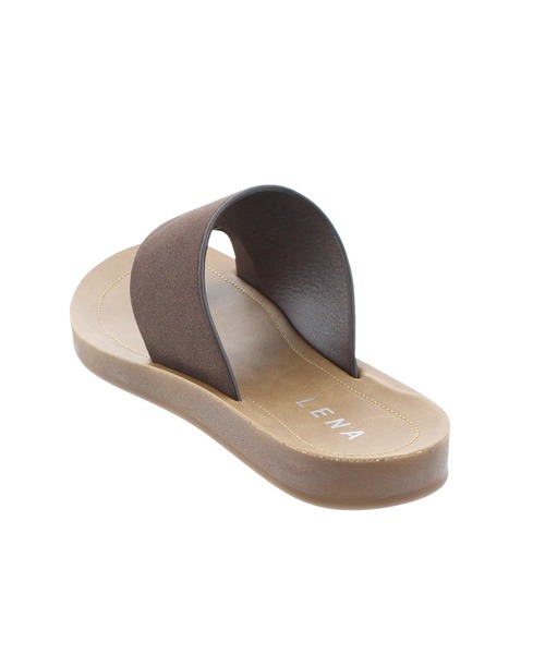JELLY BEANS(ジェリービーンズ)の「【JB selection】サムリングスエードフラットサンダル(210-63353)(サンダル・レディース・ベージュ/ブラック/ダークブラウン・M/L/LL/S)」の5枚目の写真