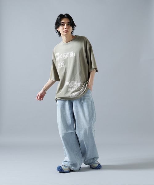 DANKE SCHON（ダンケシェーン）の「DankeSchon/ダンケシェーン/12oz BAGGY JEANS/ICE（デニムパンツ・メンズ・インディゴブルー・S/M/L）」の3枚目の写真