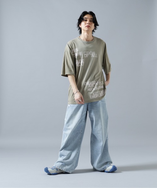DANKE SCHON（ダンケシェーン）の「DankeSchon/ダンケシェーン/12oz BAGGY JEANS/ICE（デニムパンツ・メンズ・インディゴブルー・S/M/L）」の4枚目の写真