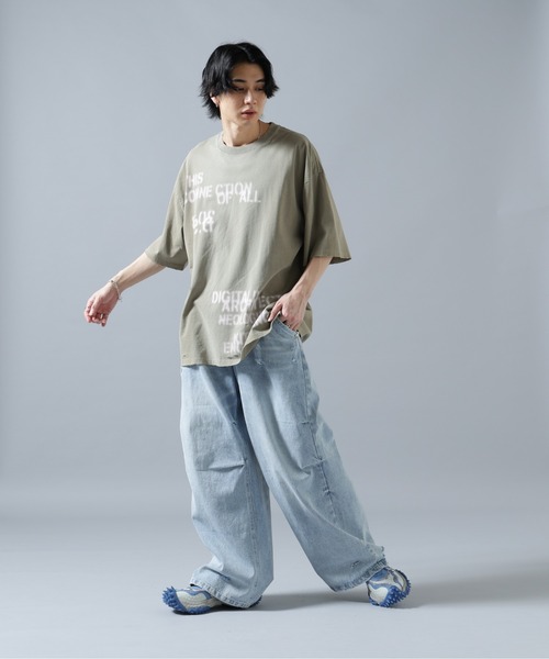 DANKE SCHON（ダンケシェーン）の「DankeSchon/ダンケシェーン/12oz BAGGY JEANS/ICE（デニムパンツ・メンズ・インディゴブルー・S/M/L）」の5枚目の写真