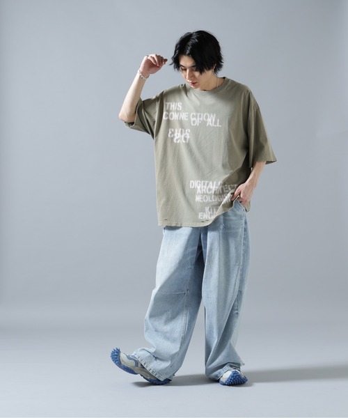 DANKE SCHON（ダンケシェーン）の「DankeSchon/ダンケシェーン/12oz BAGGY JEANS/ICE（デニムパンツ・メンズ・インディゴブルー・S/M/L）」の6枚目の写真