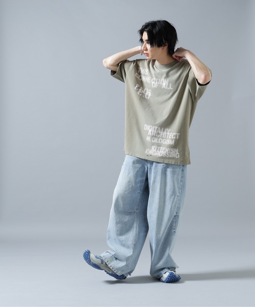 DANKE SCHON（ダンケシェーン）の「DankeSchon/ダンケシェーン/12oz BAGGY JEANS/ICE（デニムパンツ・メンズ・インディゴブルー・S/M/L）」の7枚目の写真