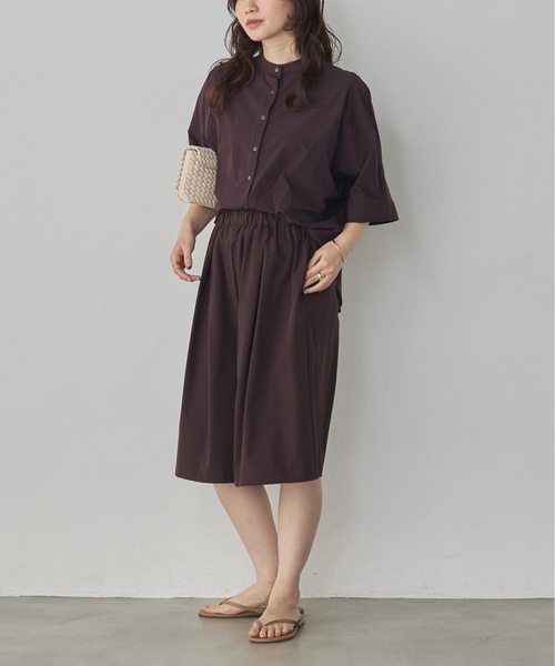 hunch(ハンチ)の「【接触冷感】タックハーフパンツ(その他パンツ・レディース・チョコ/ブラック/カーキ・FREE)」の17枚目の写真