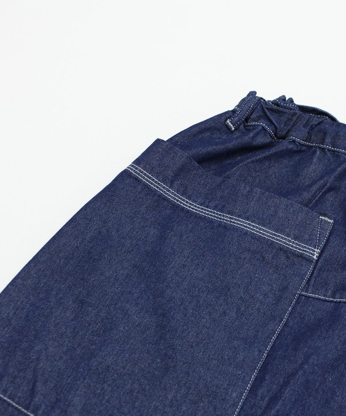 URCH RNA(アーチ アールエヌエー)の「R4463 ヴィンテージ加工フレンチワークパンツ(デニムパンツ・レディース・ワンウォッシュ・FREE)」の8枚目の写真