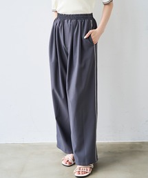 mil | ライン リラックス タックパンツ / トラックパンツ 【587213】(その他パンツ)
