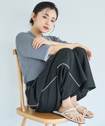 mil | ライン リラックス タックパンツ / トラックパンツ 【587213】(その他パンツ)