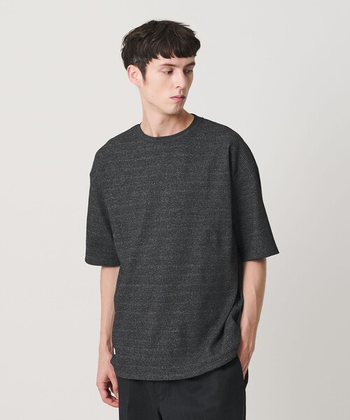 BEAUTY&YOUTH UNITED ARROWS(ビューティーアンドユースユナイテッドアローズ)の「テック サーマル アジャスト クルーネック Tシャツ(Tシャツ/カットソー・メンズ・ブラック/ナチュラル/ダークグレー・S/M/XL/L)」の3枚目の写真