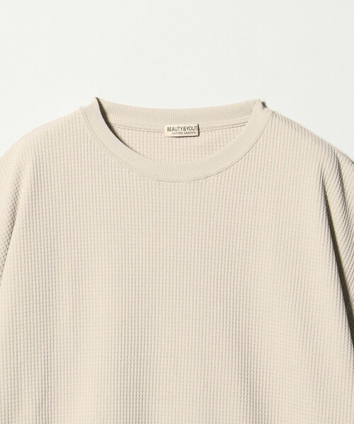 BEAUTY&YOUTH UNITED ARROWS(ビューティーアンドユースユナイテッドアローズ)の「テック サーマル アジャスト クルーネック Tシャツ(Tシャツ/カットソー・メンズ・ブラック/ナチュラル/ダークグレー・S/M/XL/L)」の11枚目の写真
