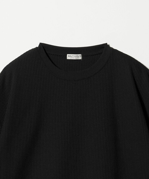 BEAUTY&YOUTH UNITED ARROWS(ビューティーアンドユースユナイテッドアローズ)の「テック サーマル アジャスト クルーネック Tシャツ(Tシャツ/カットソー・メンズ・ブラック/ナチュラル/ダークグレー・S/M/XL/L)」の14枚目の写真
