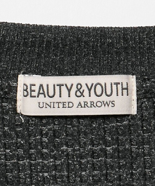 BEAUTY&YOUTH UNITED ARROWS(ビューティーアンドユースユナイテッドアローズ)の「テック サーマル アジャスト クルーネック Tシャツ(Tシャツ/カットソー・メンズ・ブラック/ナチュラル/ダークグレー・S/M/XL/L)」の16枚目の写真