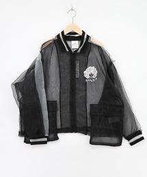 162647：軽量薄地ナイロンワッシャー配色ブルゾン（ブルゾン）｜ScoLar
