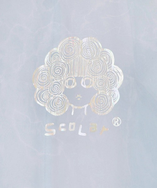 ScoLar(スカラー)の「ScoLar(スカラー) オーガンジー×ナイロン 異素材シアーブルゾン(ブルゾン・レディース・ブラック/グレー・MEDIUM)」の20枚目の写真