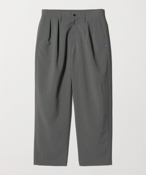 NICE WEATHER(ナイスウェザー)の「<NICE WEATHER>ツータック スラックス(スラックス・メンズ・ブラック/グレー系・S/M/L)」の2枚目の写真