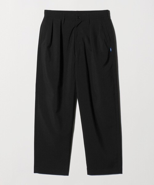 NICE WEATHER(ナイスウェザー)の「<NICE WEATHER>ツータック スラックス(スラックス・メンズ・ブラック/グレー系・S/M/L)」の1枚目の写真