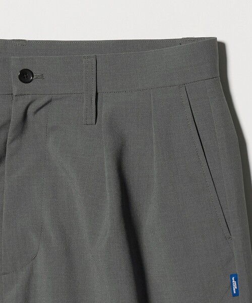 NICE WEATHER(ナイスウェザー)の「<NICE WEATHER>ツータック スラックス(スラックス・メンズ・ブラック/グレー系・S/M/L)」の4枚目の写真
