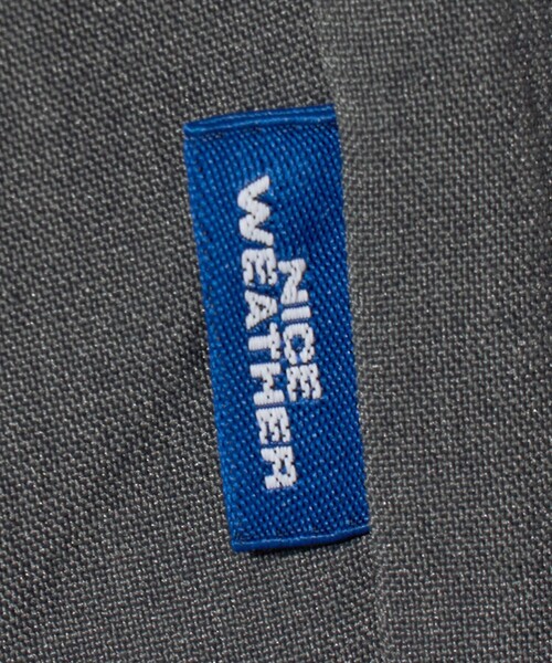 NICE WEATHER(ナイスウェザー)の「<NICE WEATHER>ツータック スラックス(スラックス・メンズ・ブラック/グレー系・S/M/L)」の9枚目の写真