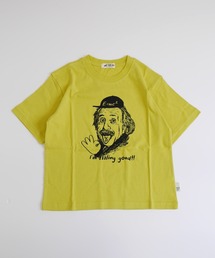 MAKE YOUR DAY（メイクユアデイ）の「OKアインシュタイン柄半袖Tシャツ（Tシャツ/カットソー）」