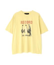 REMI RELIEF（レミレリーフ）の「REMI RELIEF(レミレリーフ) 別注20/-天竺BIGサイズTシャツ（RECORD）（Tシャツ/カットソー）」