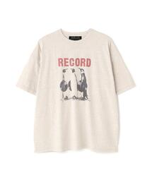 REMI RELIEF（レミレリーフ）の「REMI RELIEF(レミレリーフ) 別注20/-天竺BIGサイズTシャツ（RECORD）（Tシャツ/カットソー）」