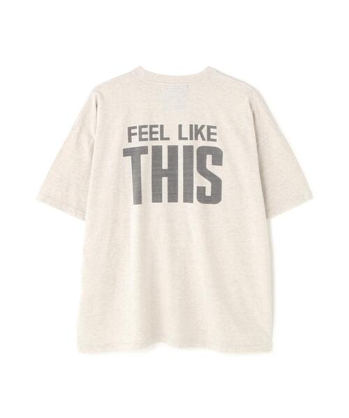 REMI RELIEF(レミレリーフ)の「REMI RELIEF(レミレリーフ) 別注20/-天竺BIGサイズTシャツ(RECORD)(Tシャツ/カットソー・メンズ・グレー系その他3/イエロー・M/L/XL)」の5枚目の写真