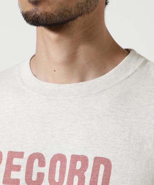 REMI RELIEF(レミレリーフ)の「REMI RELIEF(レミレリーフ) 別注20/-天竺BIGサイズTシャツ(RECORD)(Tシャツ/カットソー・メンズ・グレー系その他3/イエロー・M/L/XL)」の14枚目の写真