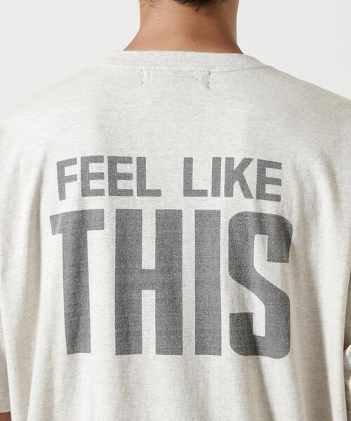 REMI RELIEF(レミレリーフ)の「REMI RELIEF(レミレリーフ) 別注20/-天竺BIGサイズTシャツ(RECORD)(Tシャツ/カットソー・メンズ・グレー系その他3/イエロー・M/L/XL)」の17枚目の写真