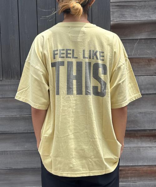 REMI RELIEF(レミレリーフ)の「REMI RELIEF(レミレリーフ) 別注20/-天竺BIGサイズTシャツ(RECORD)(Tシャツ/カットソー・メンズ・グレー系その他3/イエロー・M/L/XL)」の3枚目の写真