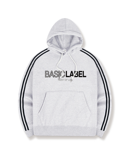 BASIC LABEL（ベーシックラベル）の「Only Way Track Oversized Hoodie 4 Color [BLBI_6502]（パーカー・レディース・ブラック/ネイビー/ホワイト/アイボリー・SMALL/MEDIUM/LARGE/X-LARGE）」の2枚目の写真