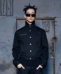 DAUSPICE（ディーオスピス）の「(DUC) Western Trucker Jacket Black（デニムジャケット）」